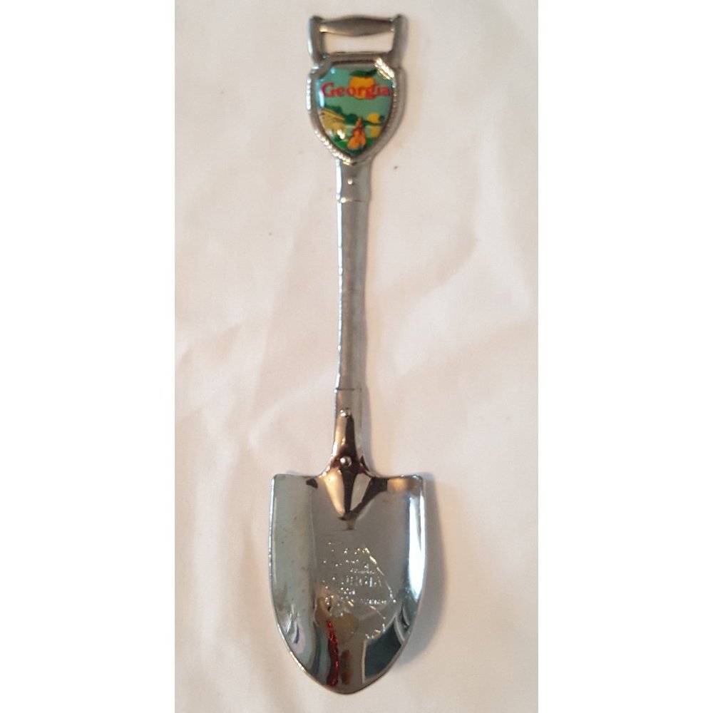 Vintage Souvenir Spoon US Collectible - Georgia Enameled